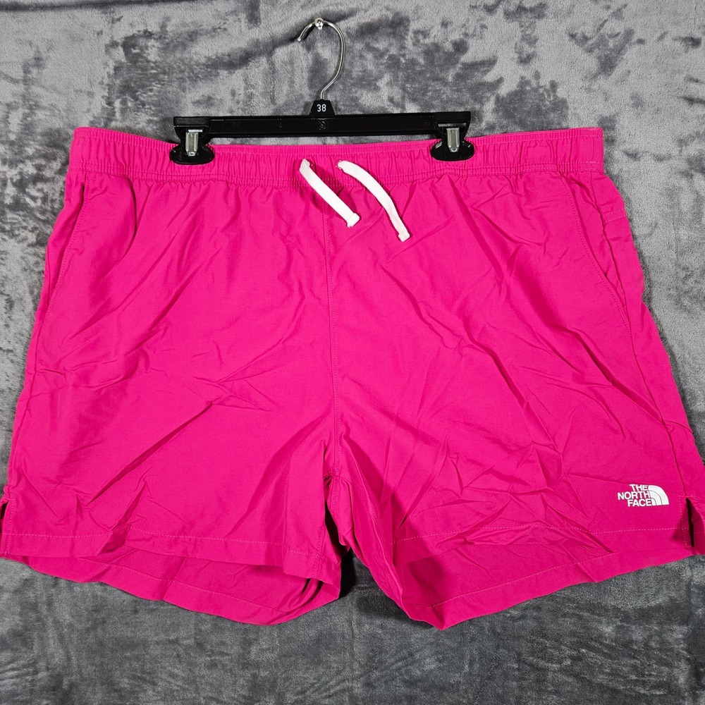 The North Face Men's Pink Swim Shorts/Trunks Elastic Waist Active Swimwear‎ XXL